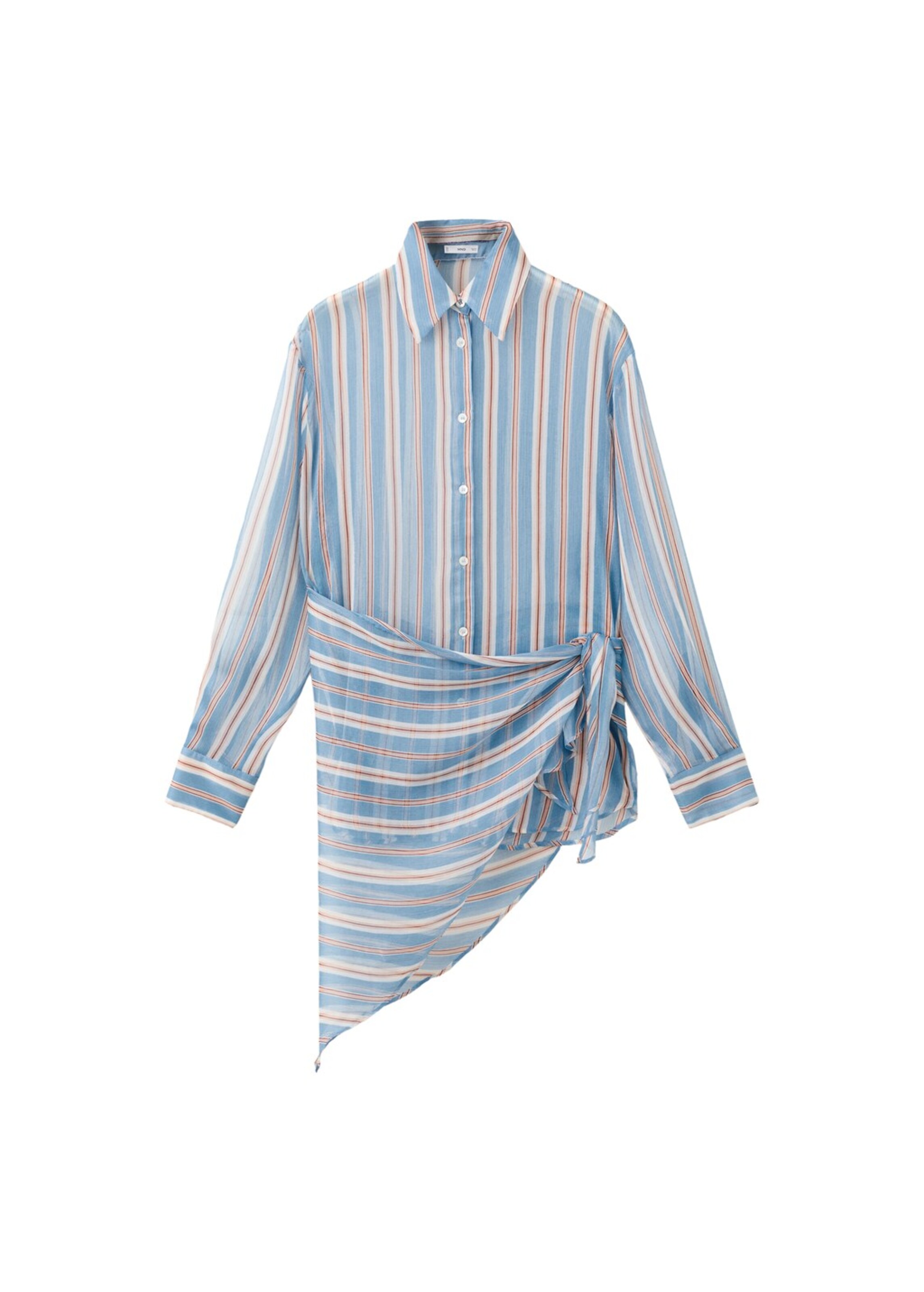 MANGO Blouse 'Pamela' in Blue: front