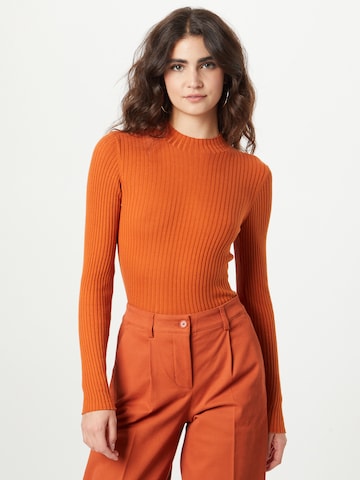 ARMEDANGELS - Jersey 'Alaani' en naranja: frente