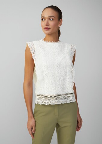 s.Oliver BLACK LABEL Blouse in Beige: front