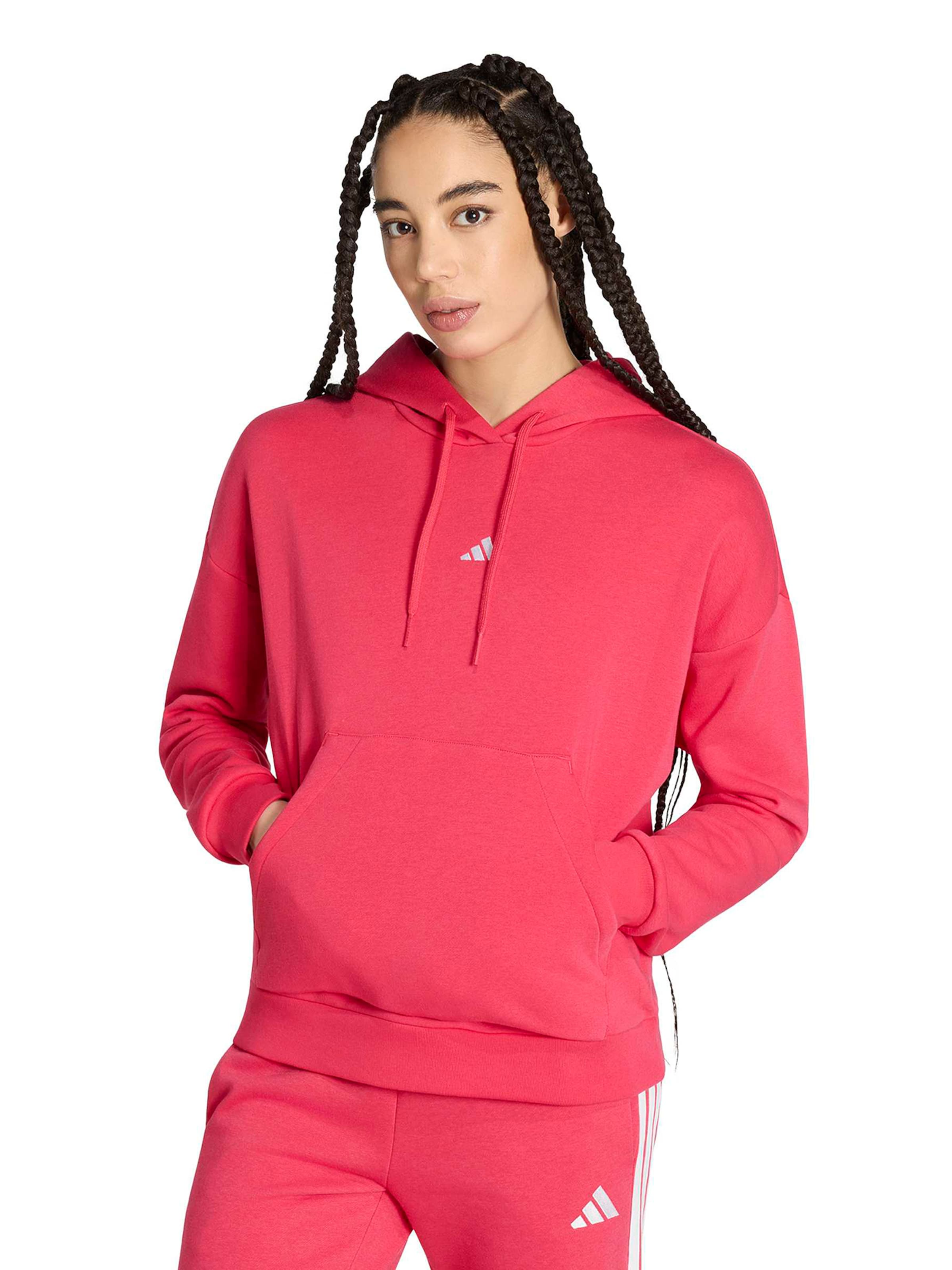 ADIDAS SPORTSWEAR Αθλητική μπλούζα φούτερ 'Essentials' σε ροζ: μπροστά