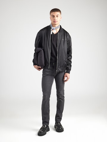 Karl Lagerfeld Slimfit Jeans in Schwarz