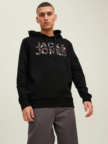 JACK & JONES Mikina 'Ramp' – černá: přední strana