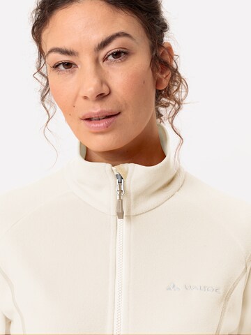 VAUDE Athletic fleece jacket ' Rosemoor II ' in Beige