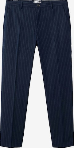 MANGO MAN Pleated Pants 'Johan' in Blue: front