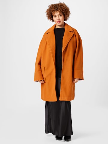 Dorothy Perkins Curve Between-seasons coat in Orange