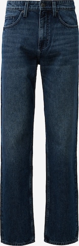 mėlyna QS Standartinis Džinsai 'Pete': priekis