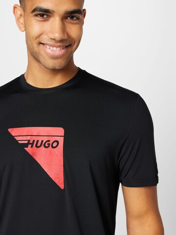HUGO Red Shirt 'Dagile' in Zwart