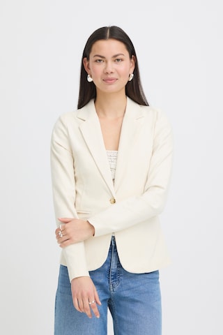 Blazer 'Kate' ICHI en beige : devant