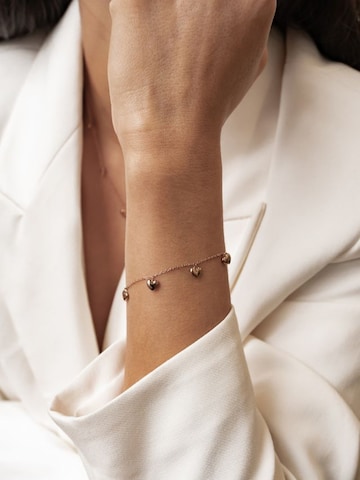 Braccialetto 'Heart Parade' di Hey Happiness in oro