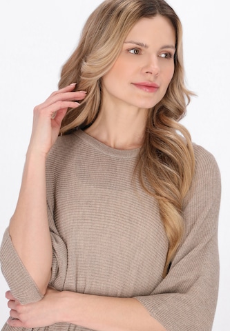 usha WHITE LABEL Cape 'Minimalistic' in Grey