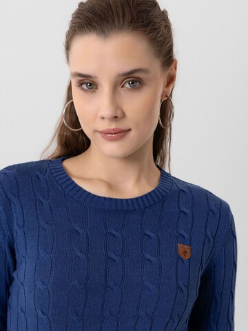 Jacey Quinn - Pullover 'Emelia' em azul