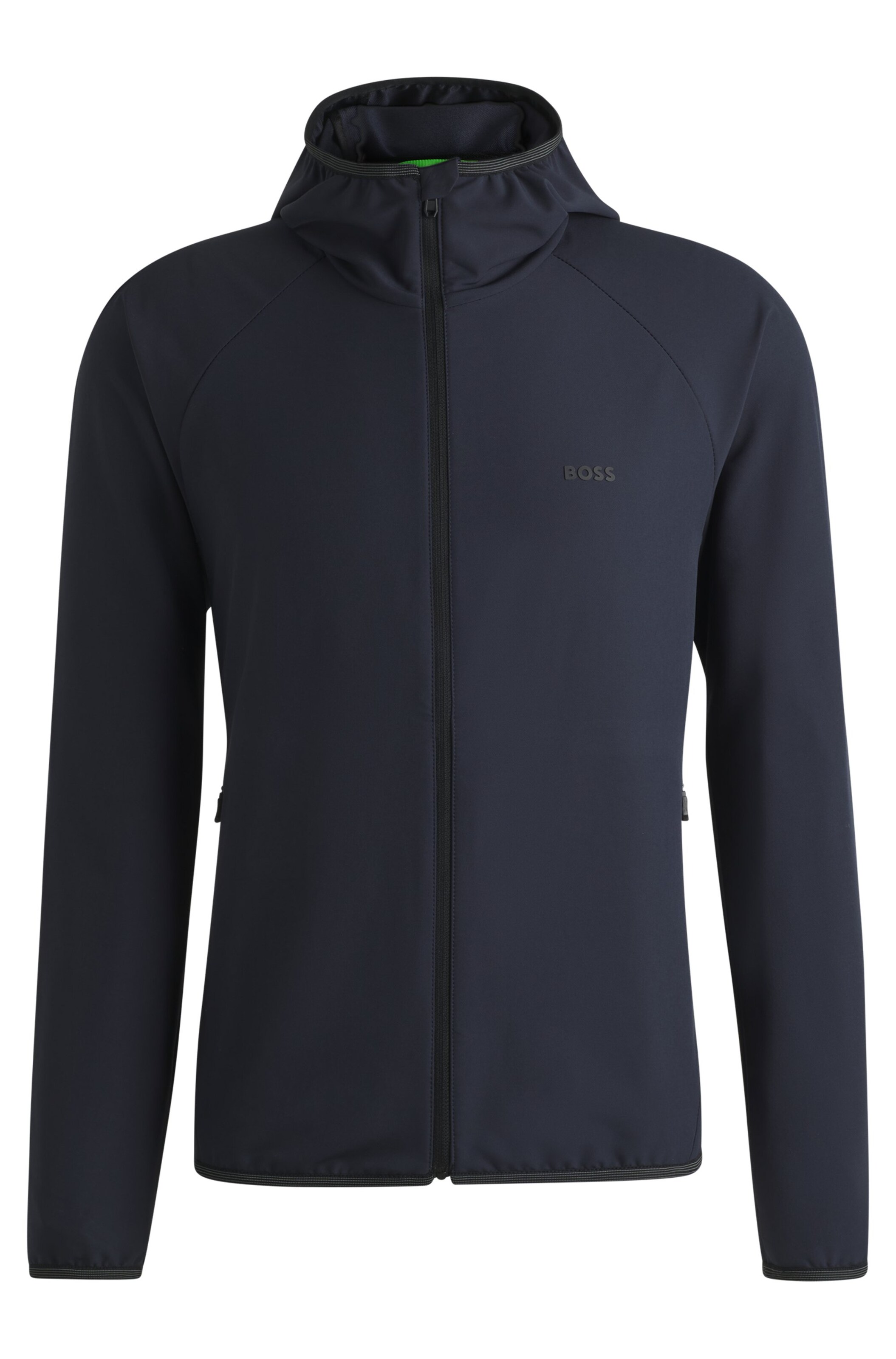 BOSS Between-Season Jacket 'Commuter' in Blue: front