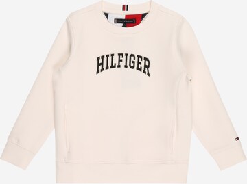 TOMMY HILFIGER - Sweatshirt 'Varsity' em branco: frente