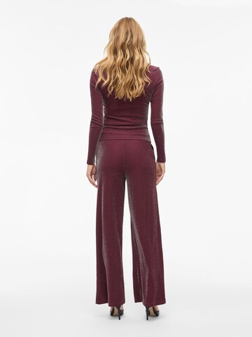 VILA Regular Broek 'VIEleinas' in Lila
