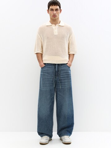 Baggy Jean Pull&Bear en bleu