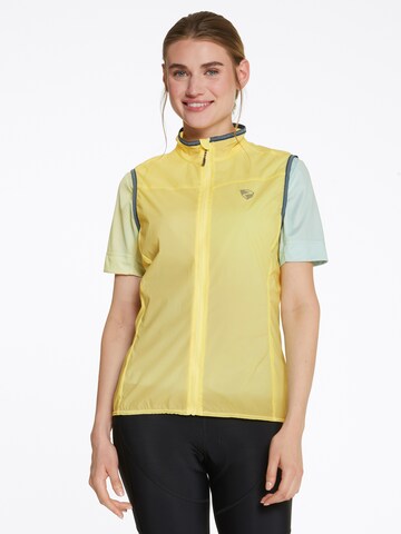 ZIENER Sports Vest 'NAWINA' in Yellow: front