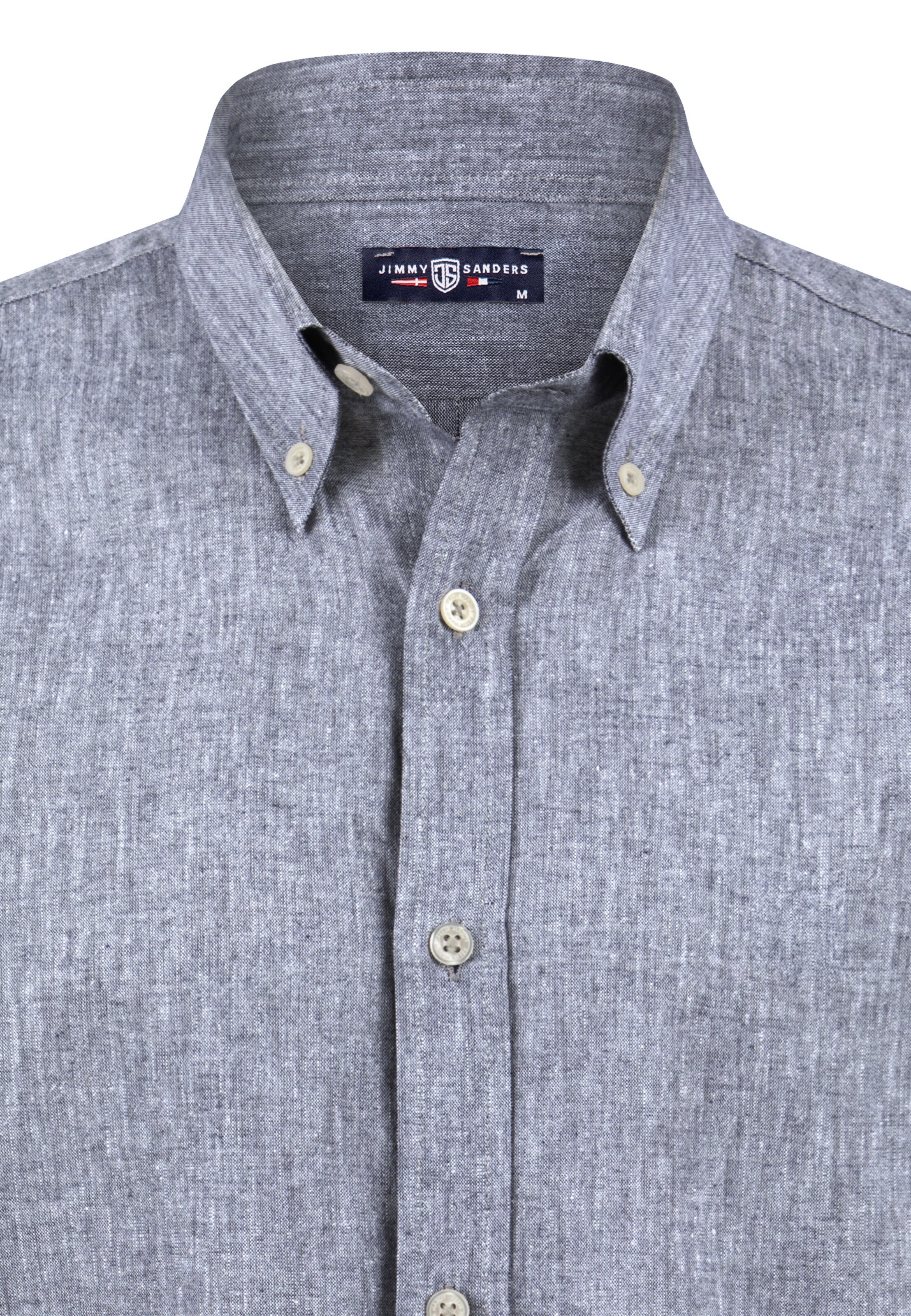 Jimmy Sanders Regular fit Overhemd in Blauw