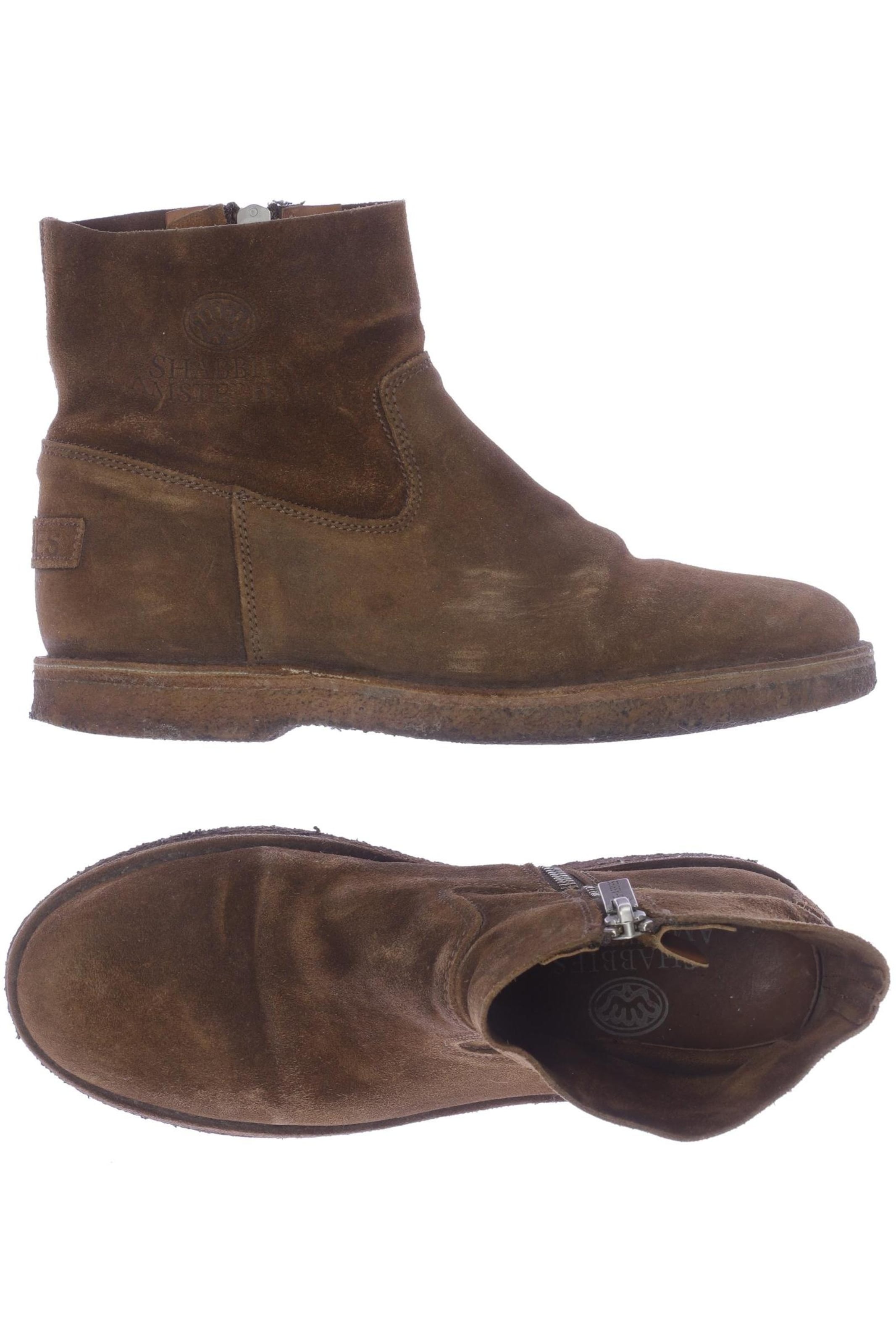 SHABBIES AMSTERDAM Stiefelette 38 in Braun ABOUT YOU