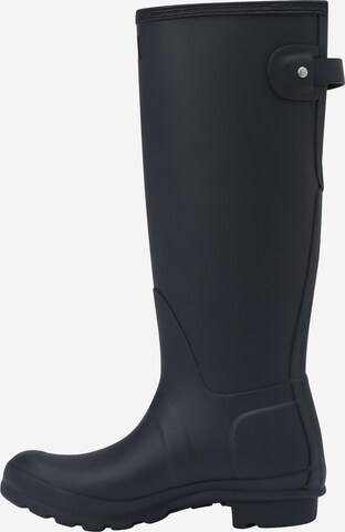 Bottes en caoutchouc 'BACK ADJUSTABLE' HUNTER en bleu