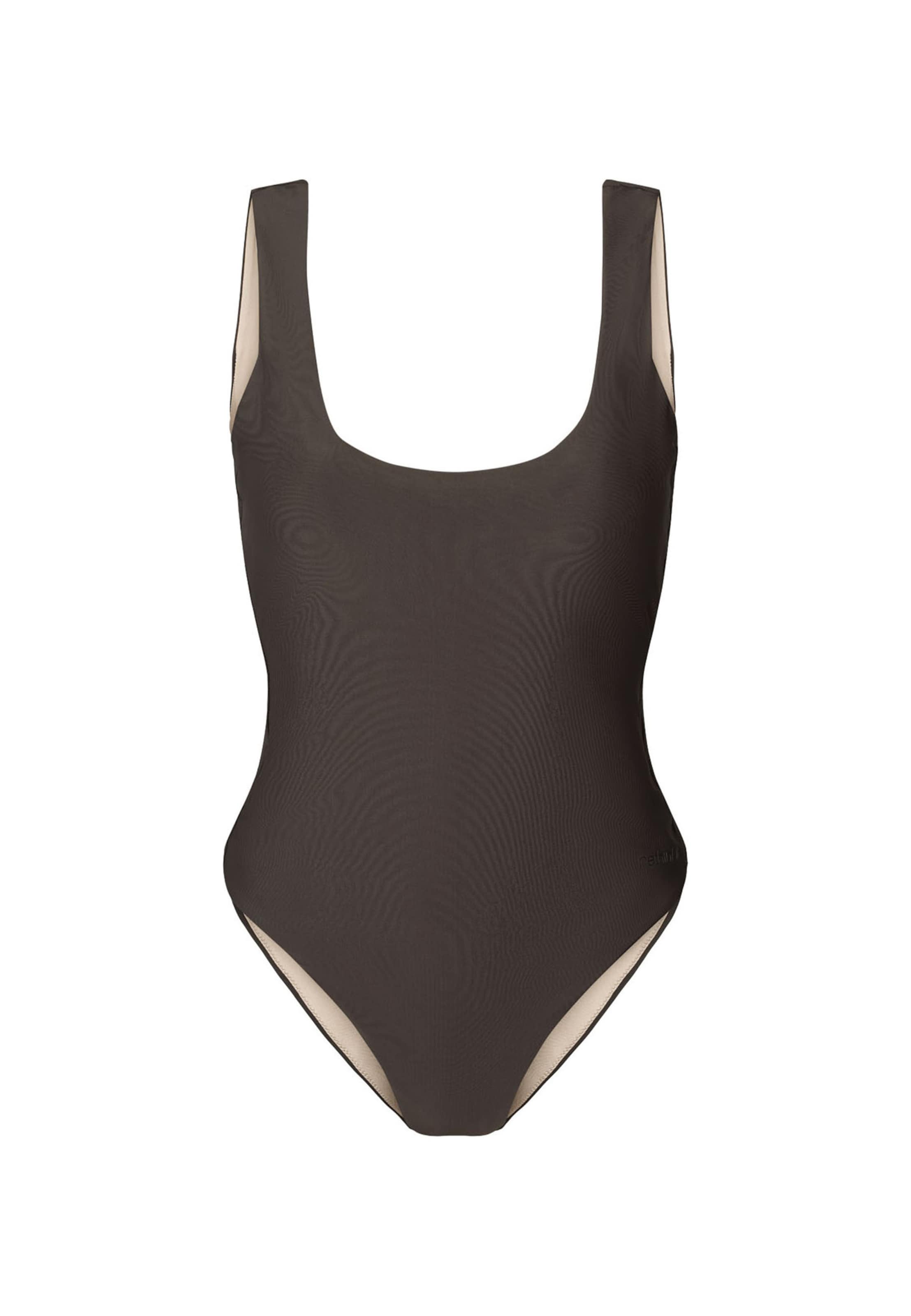 Bustier Maillot de bain 'Clean Bay' rethinkit studios en noir : devant