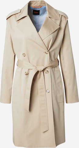 BOSS Преходно палто 'C_Cotrench' в бежово: отпред