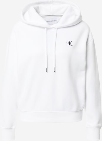 Calvin Klein Jeans Sweatshirt in White: front