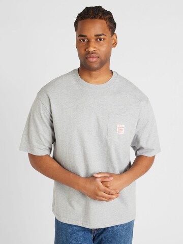 LEVI'S ® Shirt 'SS Workwear Tee' in Grijs: voorkant