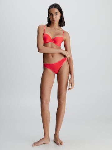 Calvin Klein Underwear Balconette Bra 'Flirty' in Red