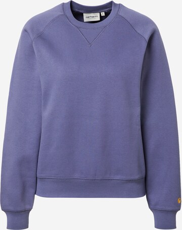 Sweat-shirt 'Chase' Carhartt WIP en violet : devant