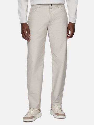 Coupe slim Jean Boggi Milano en blanc : devant