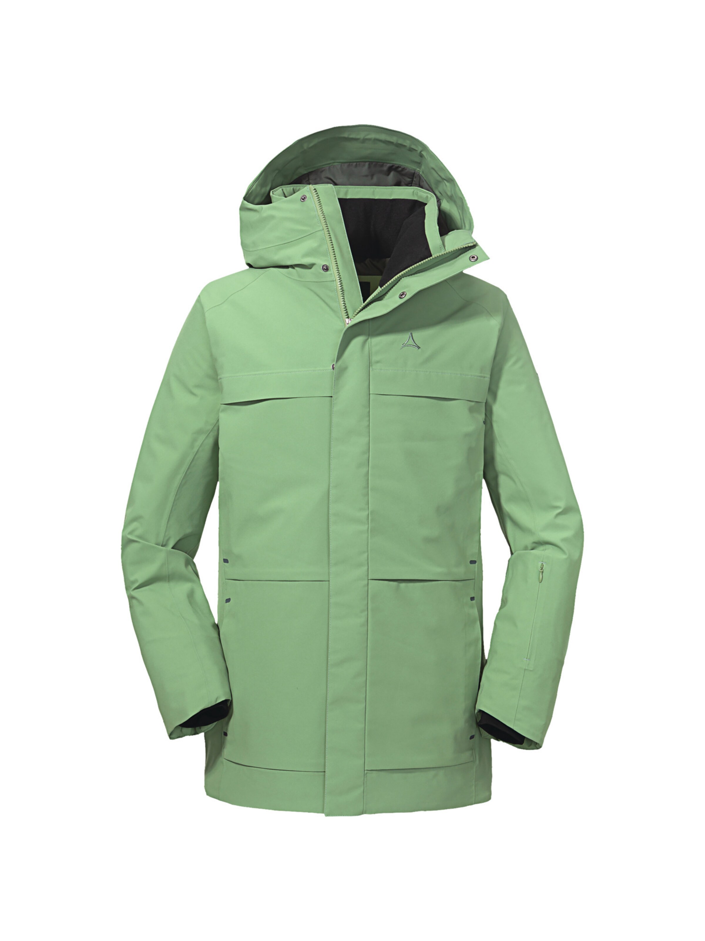 Parka di mezza stagione 'Shoredrive' di Schöffel in verde: frontale