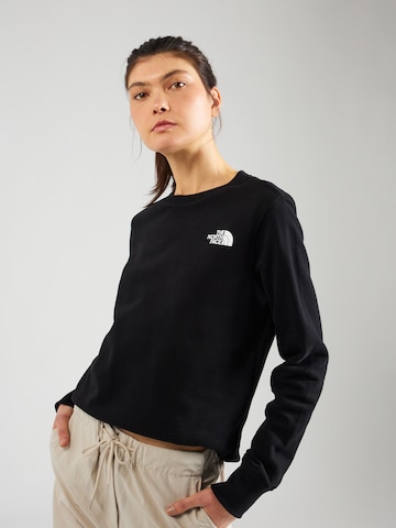 THE NORTH FACESweater majica 'DREW PEAK' - crna boja: prednji dio