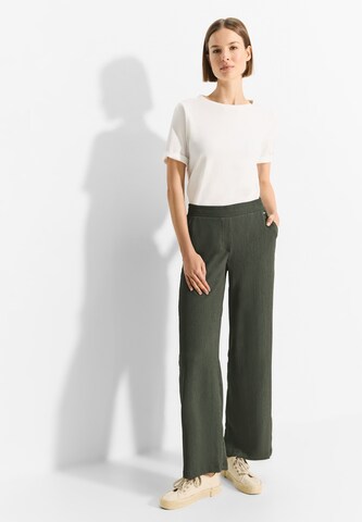CECIL Wide Leg Hose in Grün: Vorderseite