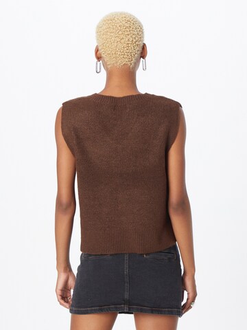 PIECES Sweater 'JENNIFER' in Brown