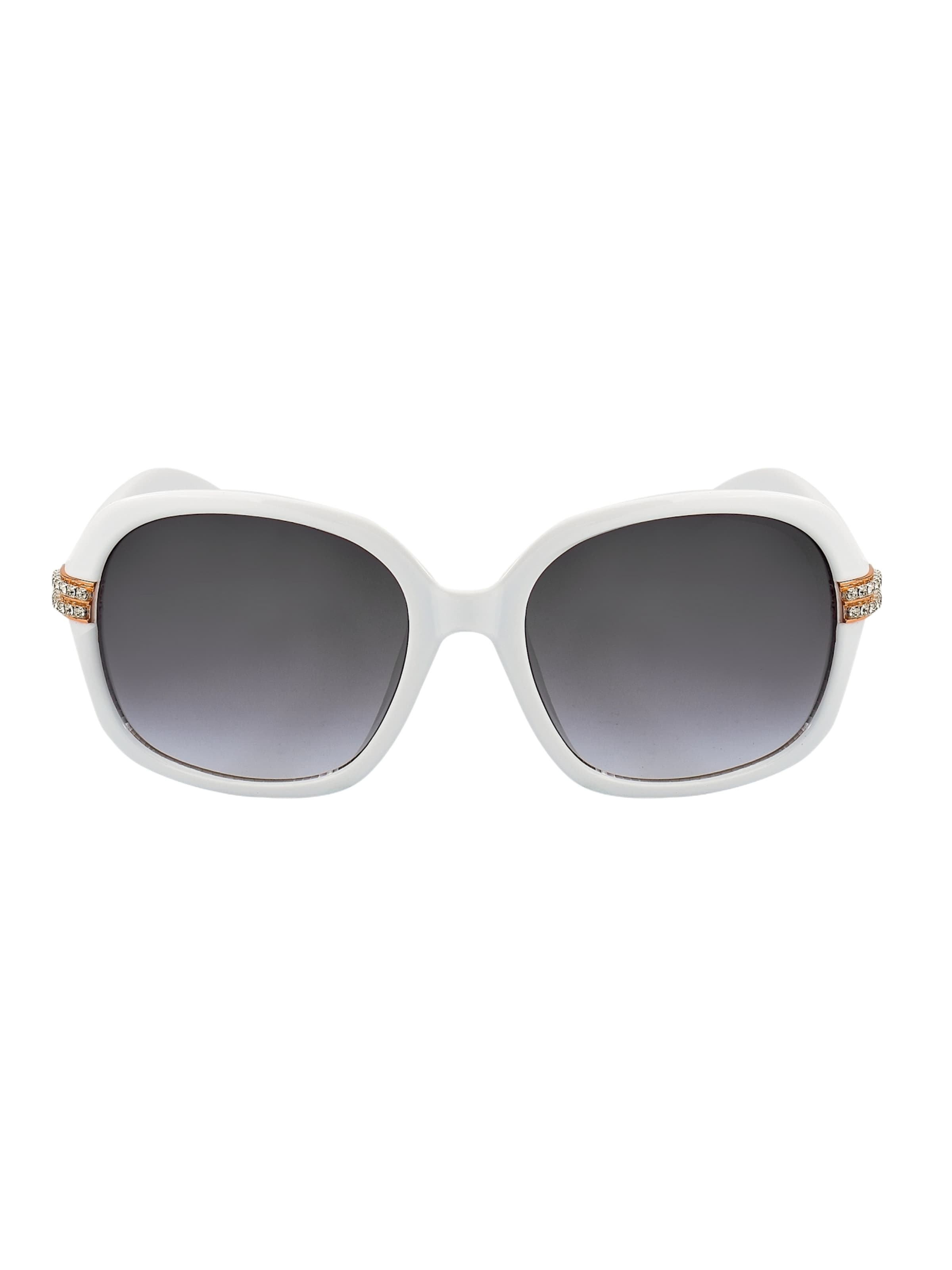 Lunettes de soleil 'Sonnenbrille' GUESS en blanc