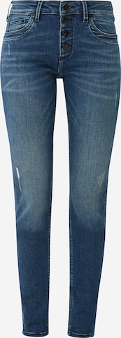 QS Skinny Jeans 'Sadie' in Blauw: voorkant