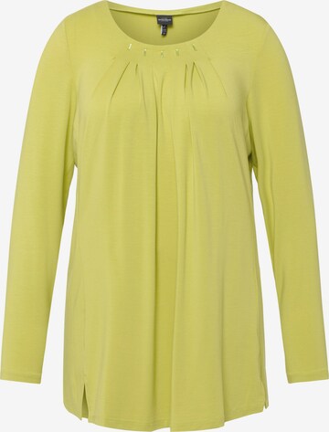 T-shirt Ulla Popken en jaune : devant