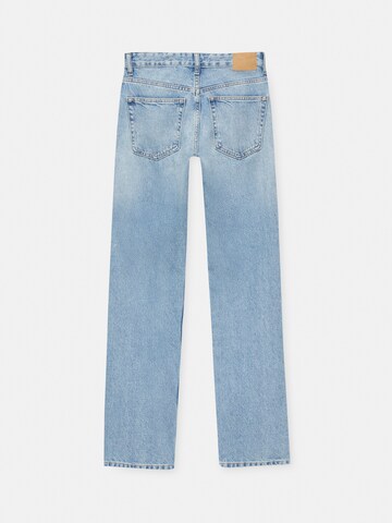 Pull&Bear Regular Jeans in Blauw