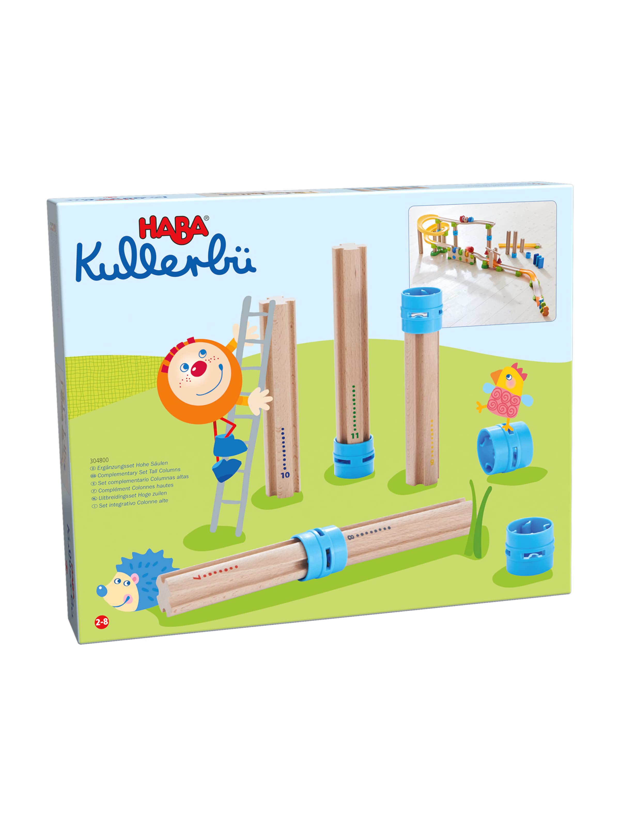HABA Kugelbahn ' Kullerbü - Hohe Säulen' in Mischfarben: Vorderseite