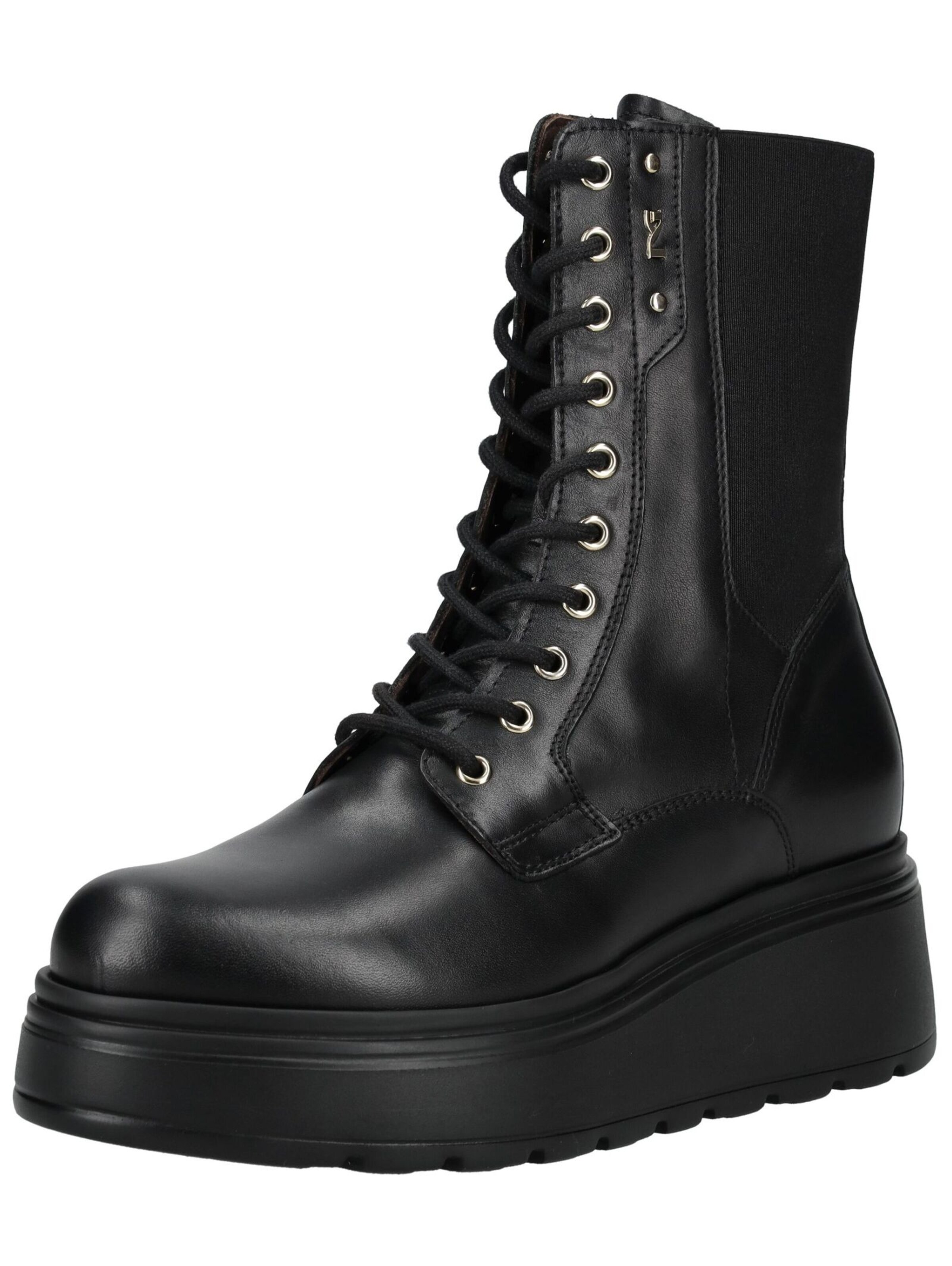 Nero Giardini Schnürstiefelette in Schwarz: Vorderseite