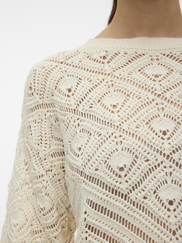 VERO MODA Sweater 'Grape' in Beige