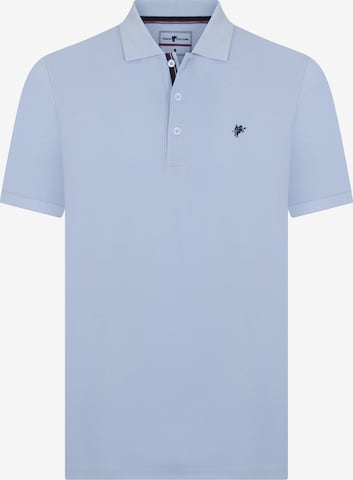 DENIM CULTURE T-shirt 'LEO' i blå: framsida