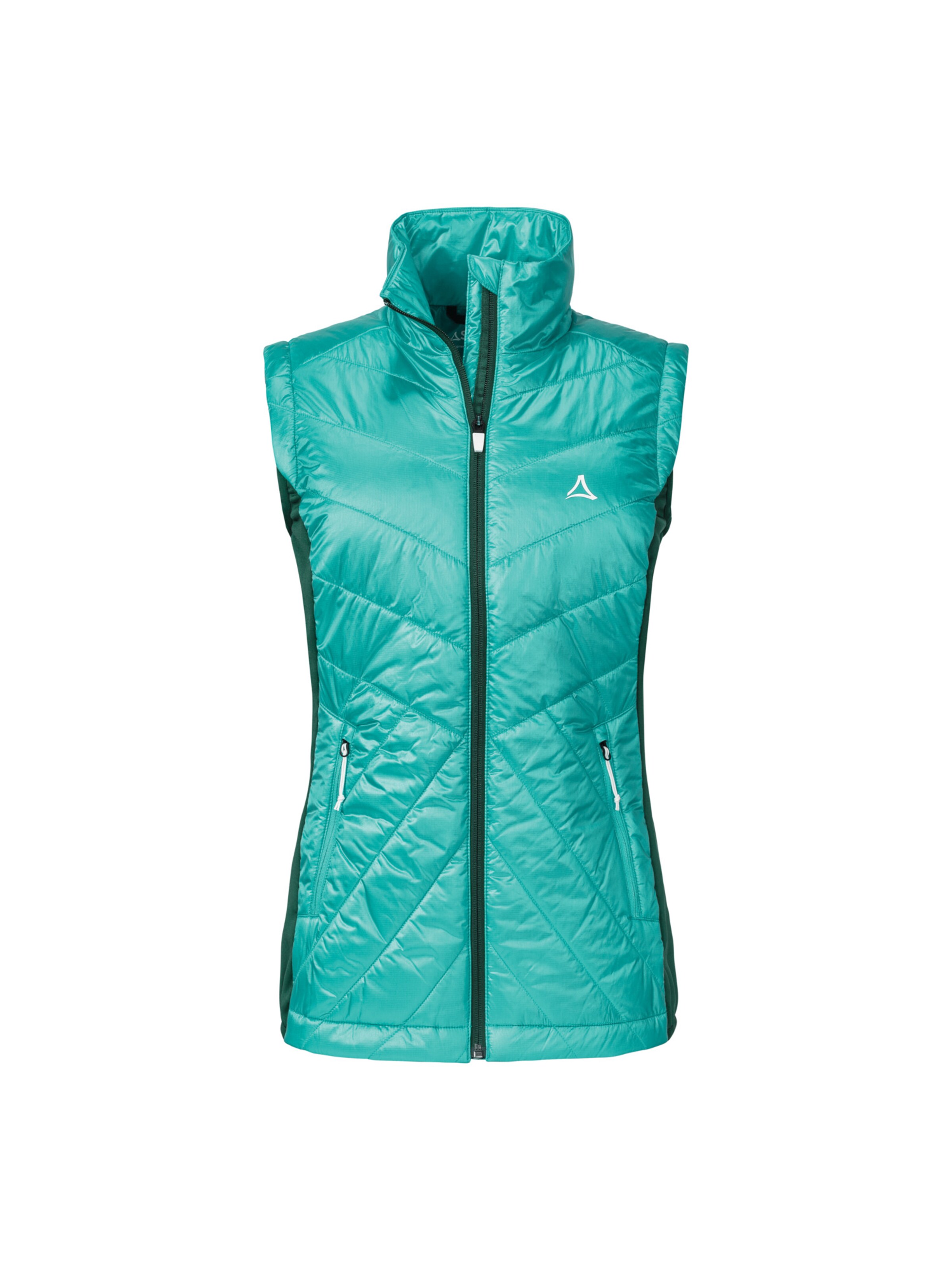 Schöffel Sportbodywarmer 'Stams' in Groen: voorkant