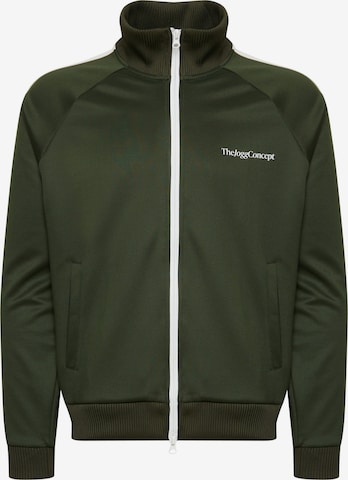 The Jogg Concept Athletic Jacket in Green: front