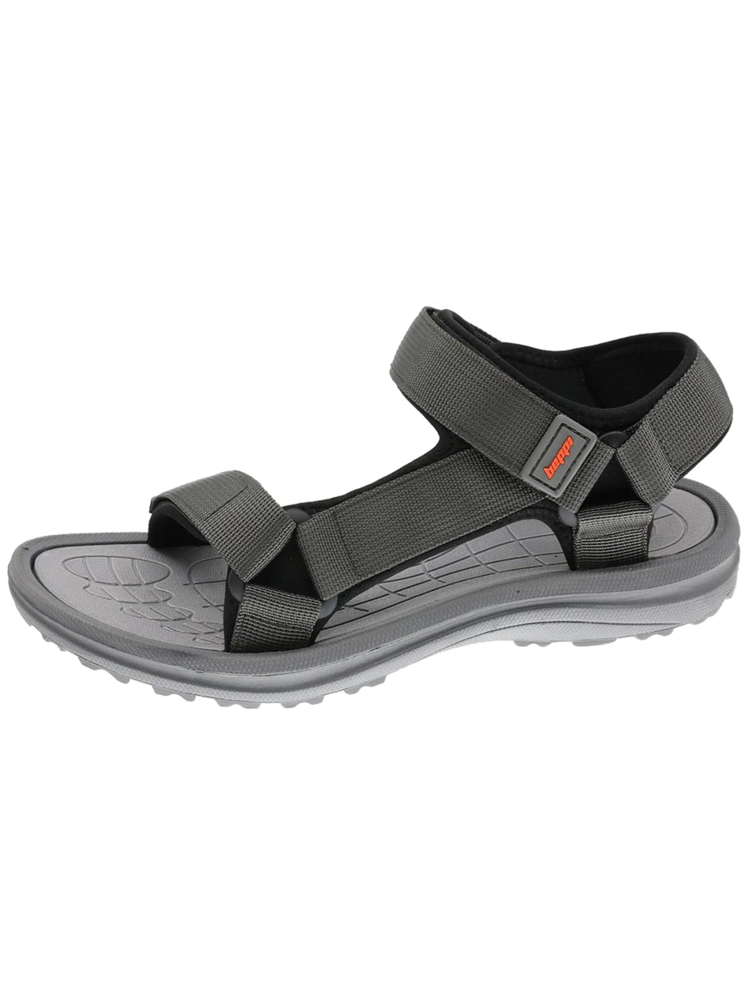 Beppi - Sandalias en gris: frente