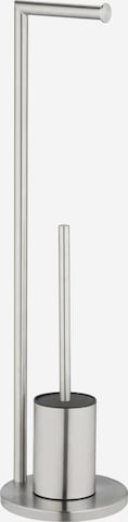 Wenko Toilet Accessories 'Ferla' in Silver: front