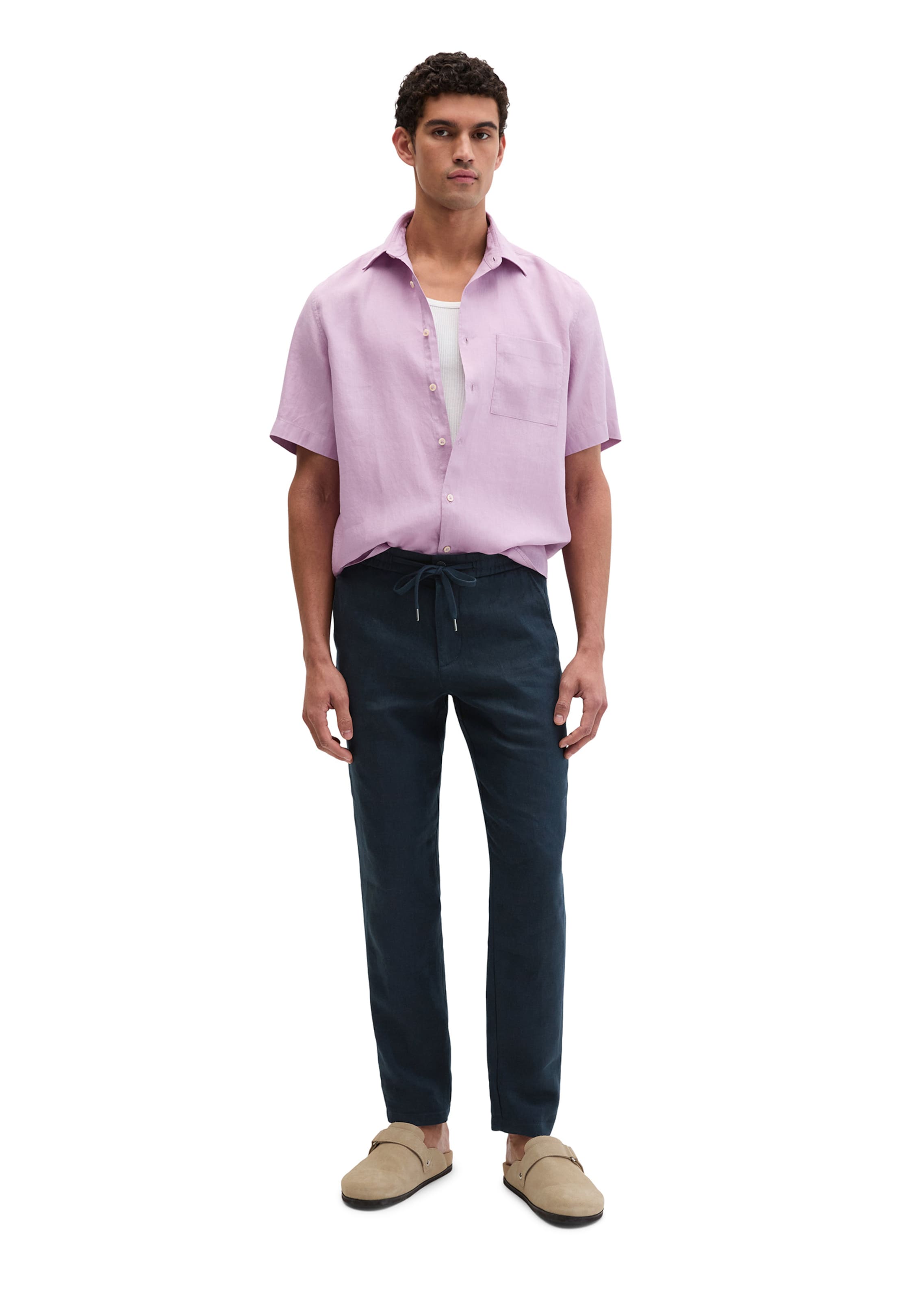 Marc O'Polo Regular fit Overhemd in Lila