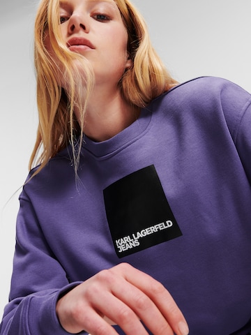 Sweat-shirt KARL LAGERFELD JEANS en violet