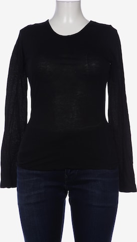 JAMES PERSE Langarmshirt M in Schwarz: predná strana