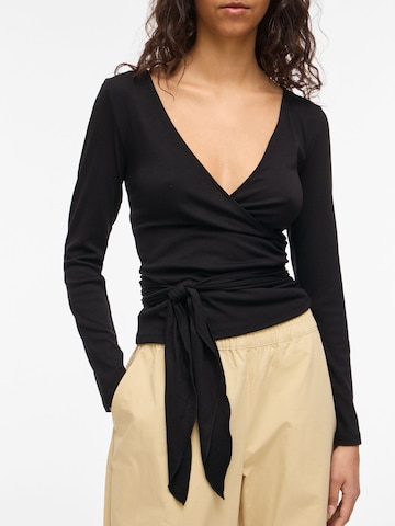 VILA Shirt 'VIGina' in Zwart